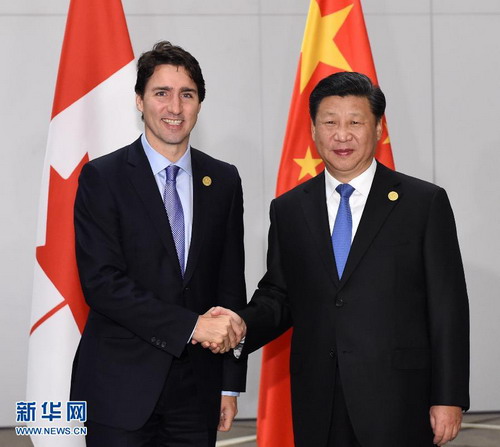 Xi Jinping Justin Trudeau