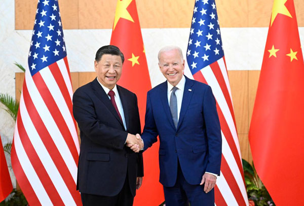 President Xi Jinping Meets with U.S. President Joe Biden in Bali